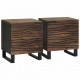 Sonata H Нощен шкаф 2 pcs Орех 40 x 33 x 46 см мангово дърво масив