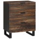 Sonata H Нощен шкаф с чекмедже Орех 50 x 33 x 60 см мангово дърво масив