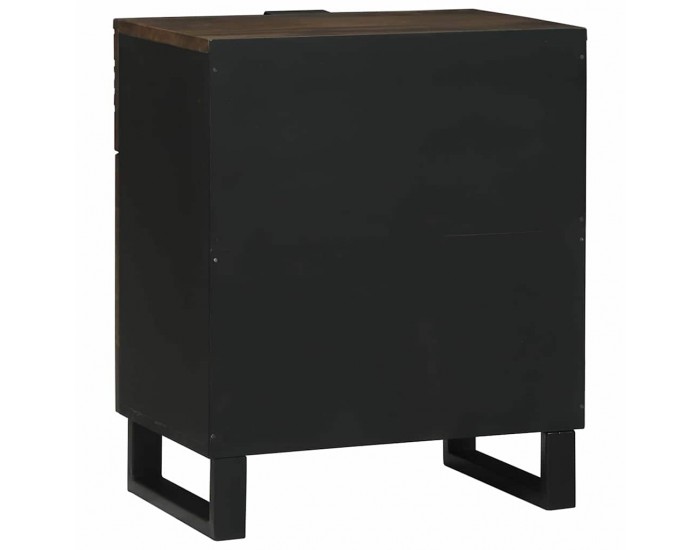 Sonata H Нощен шкаф с чекмедже Орех 50 x 33 x 60 см мангово дърво масив