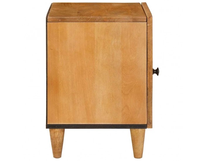 Sonata H Нощно шкафче Светлокафяво 40 x 33 x 46 см мангово дърво масив