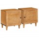 Sonata H Нощно шкафче 2 pcs Светлокафяво 40 x 33 x 46 см