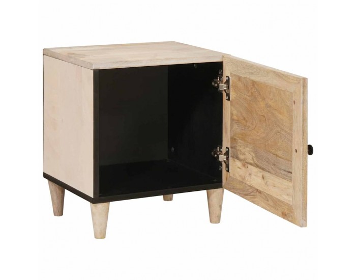 Sonata H Нощно шкафче 2 pcs Бежово 40 x 33 x 46 см мангово дърво масив