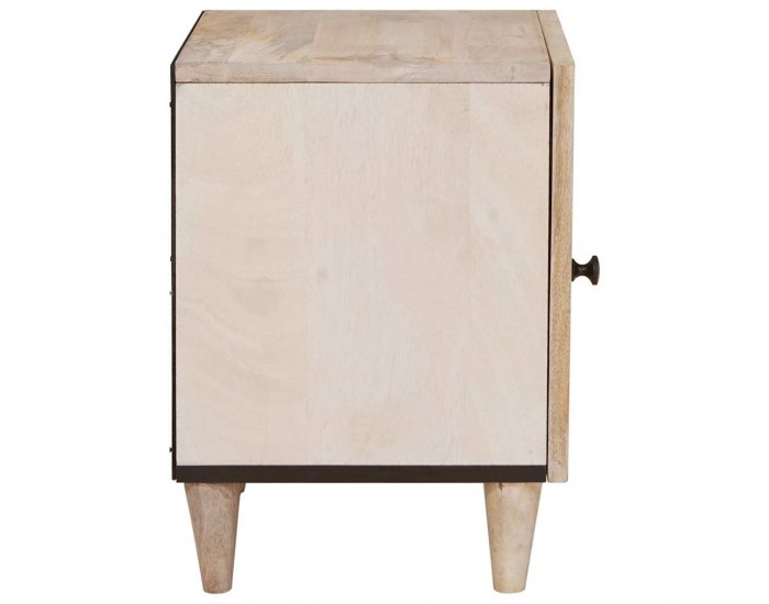 Sonata H Нощно шкафче 2 pcs Бежово 40 x 33 x 46 см мангово дърво масив