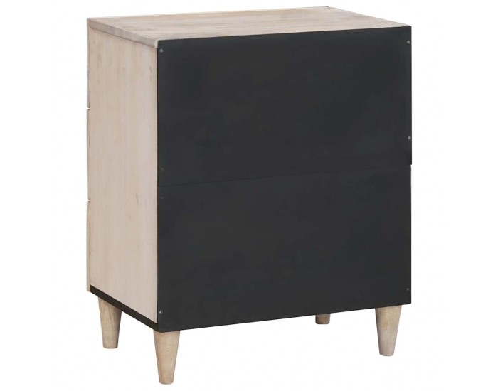 Sonata H Нощно шкафче Бежово 50 x 33 x 60 см мангово дърво масив
