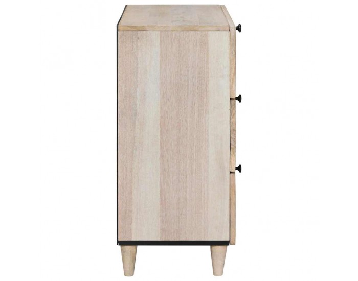 Sonata H Нощно шкафче Бежово 50 x 33 x 60 см мангово дърво масив