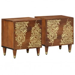 Sonata H Нощен шкаф 2 pcs Меденокафяво 40 x 33 x 46 см - Noptiere