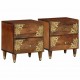 Sonata H Нощен шкаф с чекмедже 2 pcs Меденокафяво 40 x 33 x 46 см