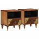 Sonata H Нощен шкаф с чекмедже 2 pcs Меденокафяво 40 x 33 x 46 см