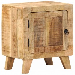 Sonata H Нощно шкафче 40x32x46 cm Масивна дървесина Грубо манго - Noptiere