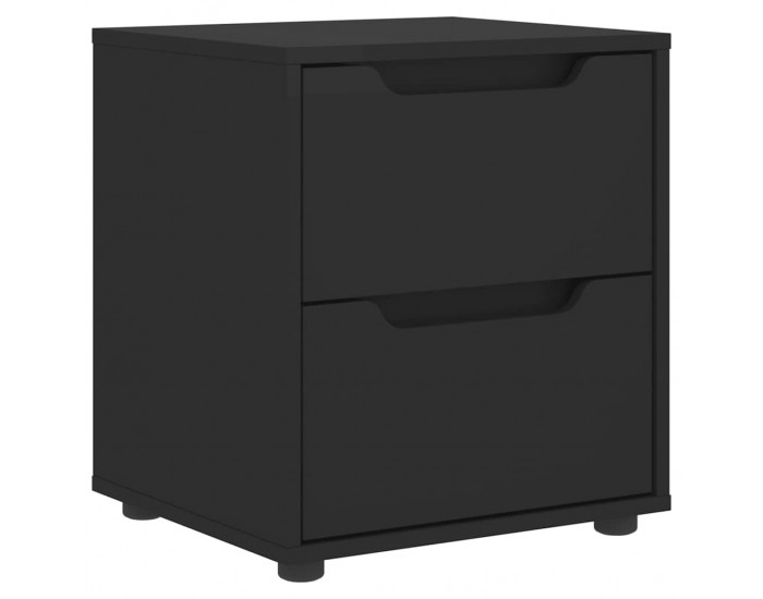 Sonata H нощно шкафче VISNES Черно 45x40x50 cm Изработена дървесина