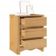 Sonata H Нощен шкаф Drammen Дъб 45 x 35 x 56 см Борово дърво масив
