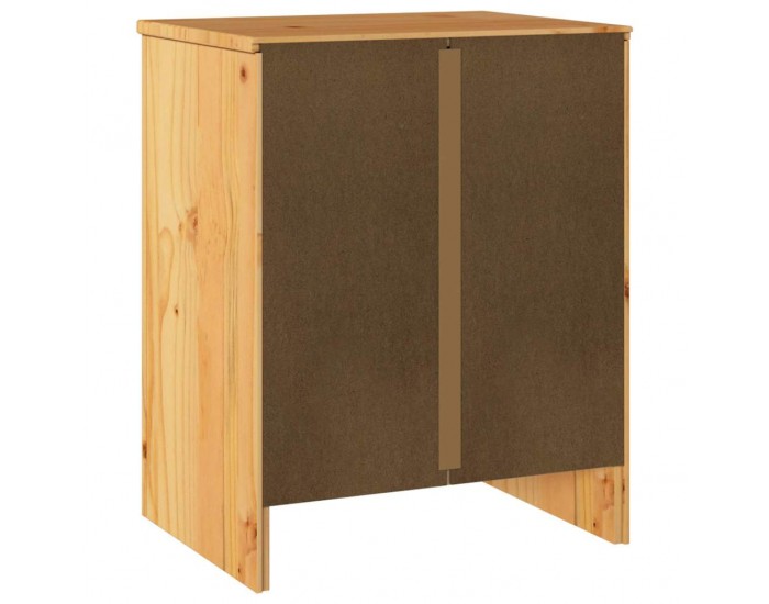 Sonata H Нощен шкаф Drammen Дъб 45 x 35 x 56 см Борово дърво масив