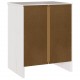 Sonata H Нощен шкаф Drammen Бяло 45 x 35 x 56 см Борово дърво масив