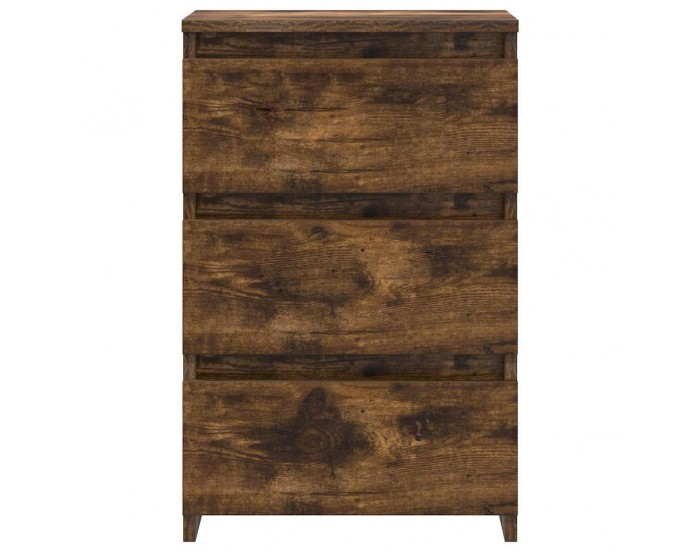 Sonata H Нощни шкафчета 2 бр опушен дъб 40x35x62,5 см инженерно дърво