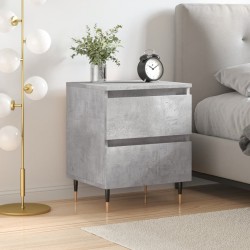 Sonata H Нощно шкафче бетонно сиво 40x35x50 см инженерно дърво - Noptiere