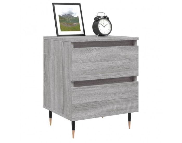 Sonata H Нощно шкафче сив сонома 40x35x50 см инженерно дърво