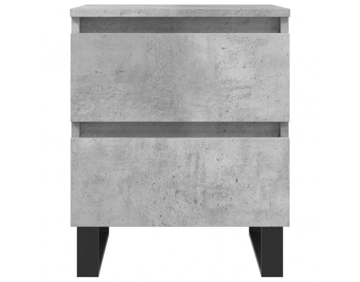 Sonata H Нощно шкафче бетонно сиво 40x35x50 см инженерно дърво