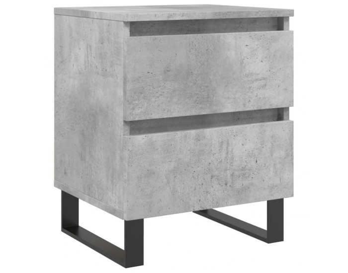 Sonata H Нощно шкафче бетонно сиво 40x35x50 см инженерно дърво
