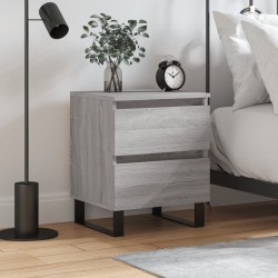 Sonata H Нощно шкафче сив сонома 40x35x50 см инженерно дърво - Noptiere