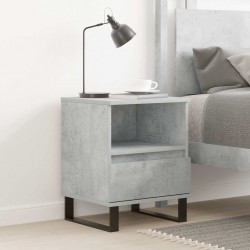 Sonata H Нощно шкафче бетонно сиво 40x35x50 см инженерно дърво - Noptiere