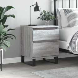 Sonata H Нощно шкафче сив сонома 40x35x50 см инженерно дърво - Noptiere