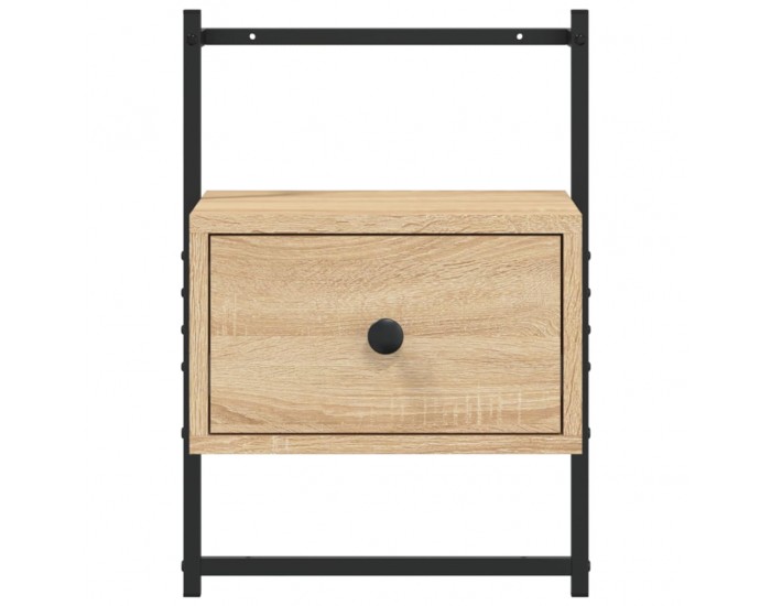 Sonata H Нощно шкафче стенно сонома дъб 35x30x51 см инженерно дърво