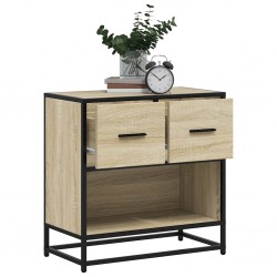 Sonata H Нощно шкафче Сонома дъб 60x31x60cm Изработена дървесина и метал - Noptiere