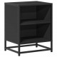 Sonata HL Нощно шкафче черно 40x31x50 cm Изработена дървесина и метал