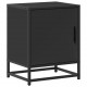 Sonata HL Нощно шкафче черно 40x31x50 cm Изработена дървесина и метал