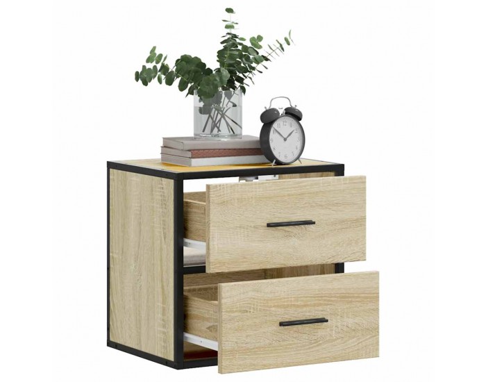 Sonata H Стенно нощно шкафче Sonoma Oak 40x31x39,5 cm
