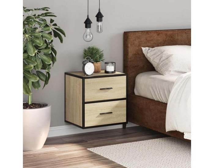 Sonata H Стенно нощно шкафче Sonoma Oak 40x31x39,5 cm
