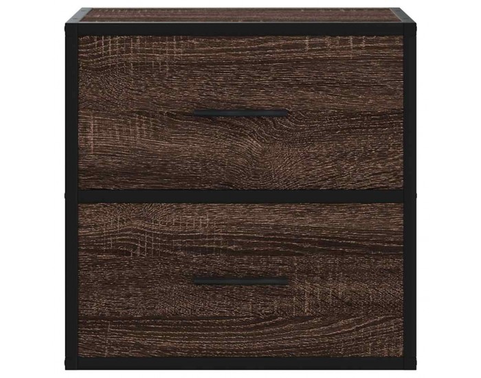Sonata H Стенни нощни шкафчета 2 бр. кафяв дъб 40x31x39,5 cm