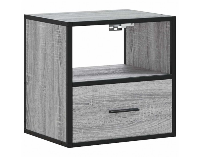 Sonata H Стенно нощно шкафче Grey Sonoma 40x31x39,5 cm