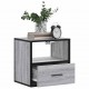Sonata H Стенно нощно шкафче Grey Sonoma 40x31x39,5 cm