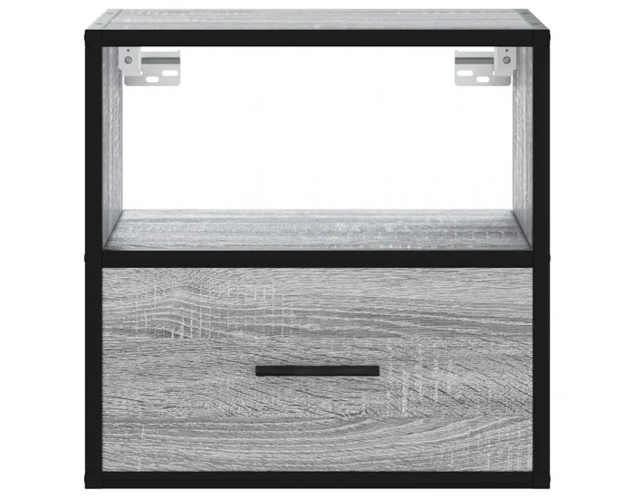 Sonata H Стенно нощно шкафче Grey Sonoma 40x31x39,5 cm
