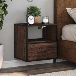 Sonata H Стенно нощно шкафче Кафяв дъб 40x31x39,5 cm - Noptiere