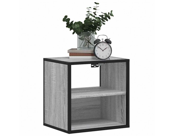 Sonata H Стенно нощно шкафче Grey Sonoma 40x31x39,5 cm