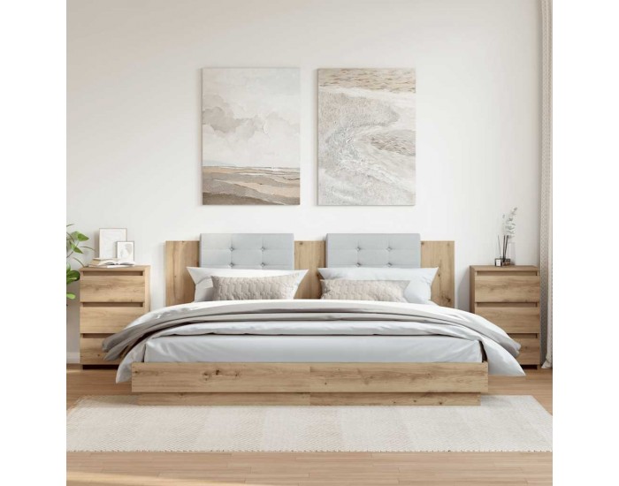 Sonata H Нощни шкафчета, 2 бр, 40x35x62,5 см, инженерно дърво
