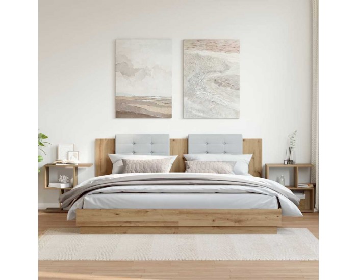 Sonata H Нощни шкафчета, 2 бр, 50x30x51,5 см, инженерно дърво
