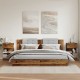 Sonata Noptiere, 2 buc., lemn vechi, 40x35x65 cm, lemn prelucrat