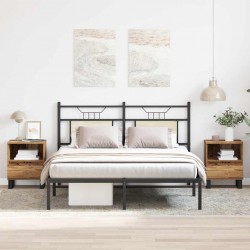 Sonata H Нощни шкафчета 2 бр старо дърво 40x35x50 см инженерно дърво - Noptiere