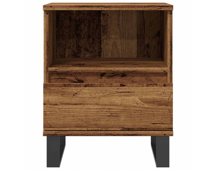 Sonata H Нощни шкафчета 2 бр старо дърво 40x35x50 см инженерно дърво