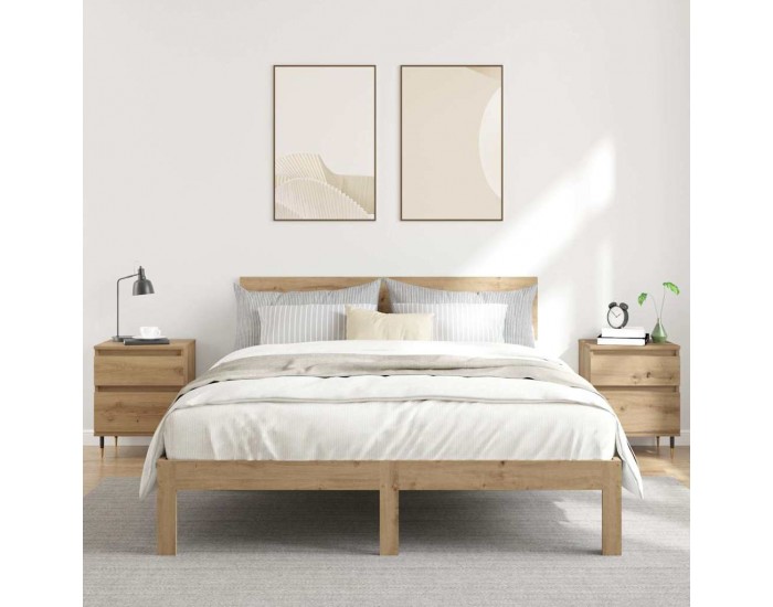 Sonata H Нощни шкафчета 2 бр дъб артизан 40x35x50 см инженерно дърво