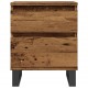 Sonata H Нощни шкафчета 2 бр старо дърво 40x35x50 см инженерно дърво