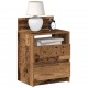 Sonata Noptiere 2 buc cu 2 sertare Lemn vechi 40x33x60 cm
