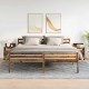 Sonata Noptiere 2 buc cu 2 sertare Lemn vechi 40x33x60 cm