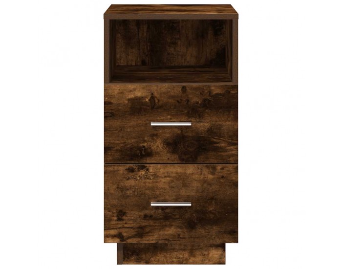 Sonata Noptiere 2 buc cu 2 sertare stejar afumat 36x36x68 cm