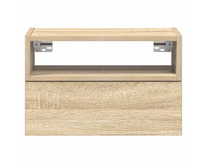 Sonata H Нощно шкафче за стенен монтаж, сонома дъб, 45x26x28,5 см