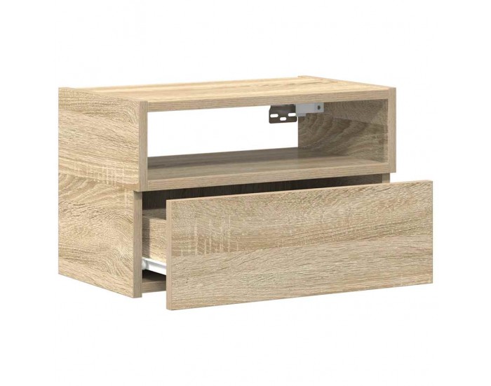 Sonata H Нощно шкафче за стенен монтаж, сонома дъб, 45x26x28,5 см