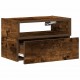 Sonata H Нощно шкафче за стенен монтаж, опушен дъб, 45x26x28,5 см